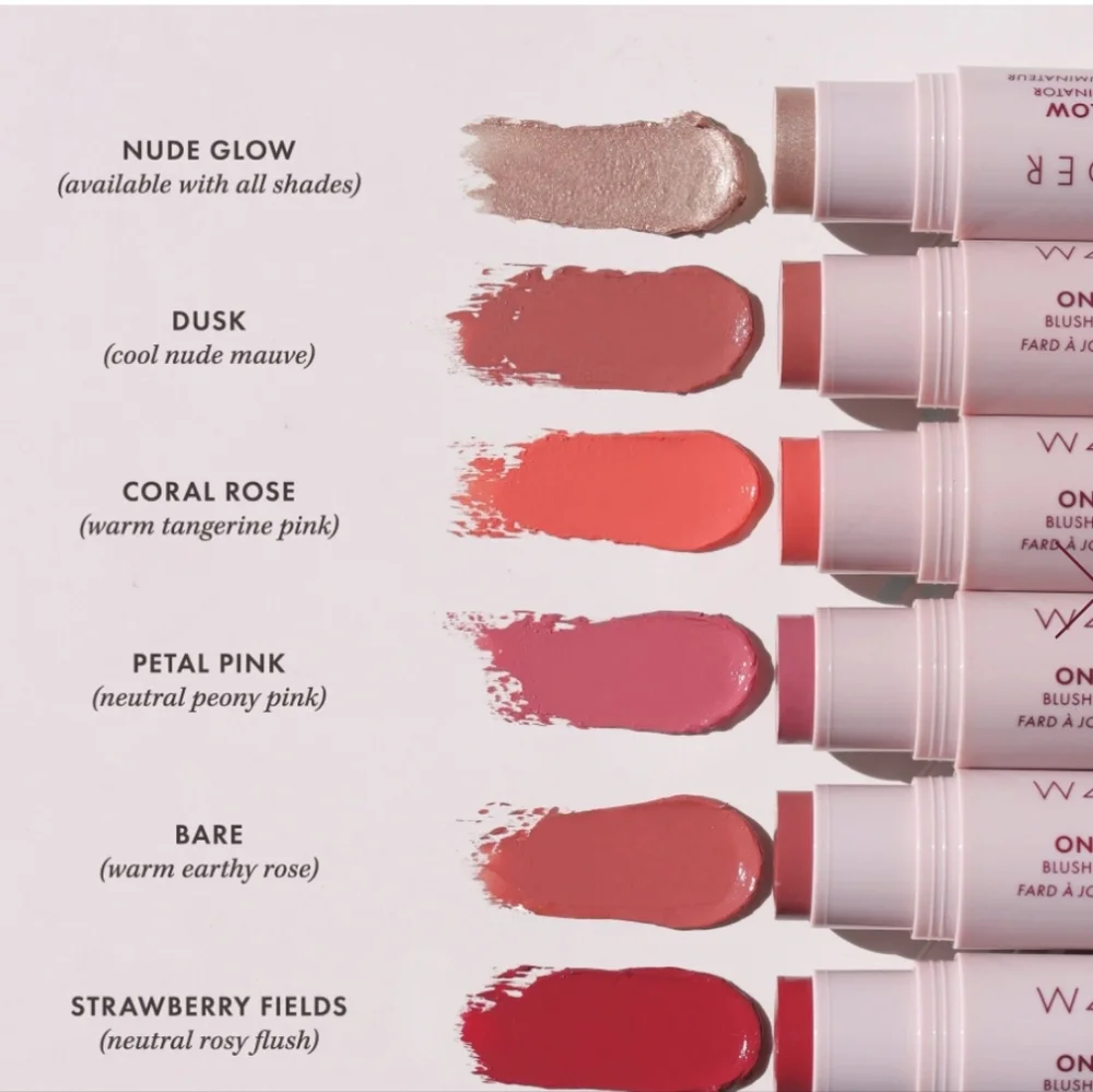 Wander Beauty On The Glow‎ Blush And Illuminator NIB Coral Rose
